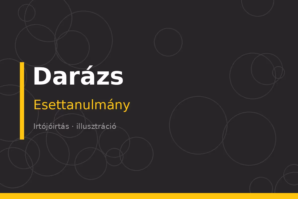 Illusztráció: darázsfészek családi ház ereszén